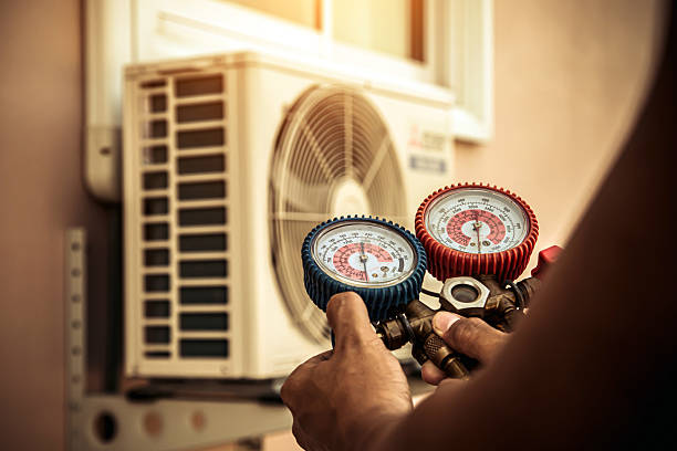 Professional Heat Pump Repair technician working in Chandlersville, OH